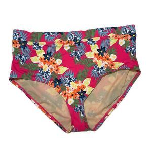 Cacique Pink Floral Swim Bottoms